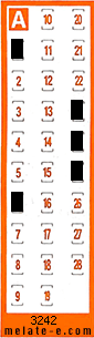 Volante ganador del sorteo 3242 de Chispazo