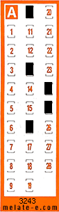 Volante ganador del sorteo 3243 de Chispazo