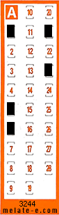 Volante ganador del sorteo 3244 de Chispazo