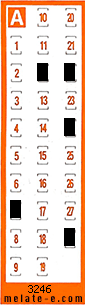 Volante ganador del sorteo 3246 de Chispazo