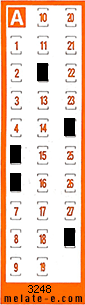 Volante ganador del sorteo 3248 de Chispazo
