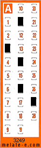 Volante ganador del sorteo 3249 de Chispazo