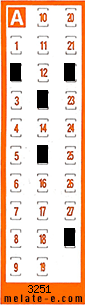 Volante ganador del sorteo 3251 de Chispazo
