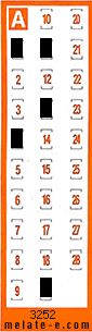 Volante ganador del sorteo 3252 de Chispazo