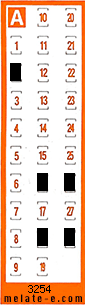 Volante ganador del sorteo 3254 de Chispazo