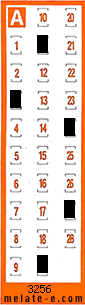 Volante ganador del sorteo 3256 de Chispazo