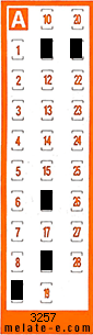 Volante ganador del sorteo 3257 de Chispazo