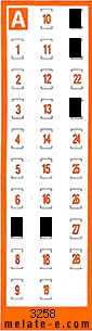 Volante ganador del sorteo 3258 de Chispazo