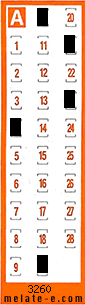 Volante ganador del sorteo 3260 de Chispazo