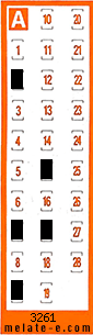 Volante ganador del sorteo 3261 de Chispazo