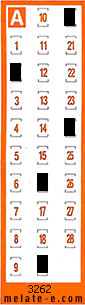 Volante ganador del sorteo 3262 de Chispazo