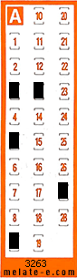 Volante ganador del sorteo 3263 de Chispazo