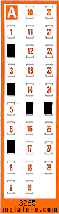 Volante ganador del sorteo 3265 de Chispazo