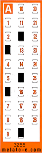 Volante ganador del sorteo 3266 de Chispazo