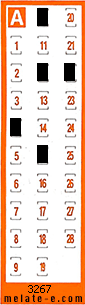 Volante ganador del sorteo 3267 de Chispazo