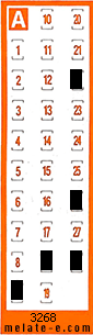 Volante ganador del sorteo 3268 de Chispazo