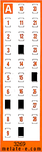 Volante ganador del sorteo 3269 de Chispazo