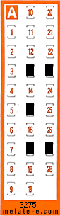Volante ganador del sorteo 3275 de Chispazo