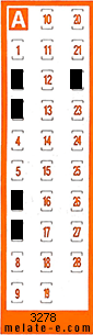 Volante ganador del sorteo 3278 de Chispazo
