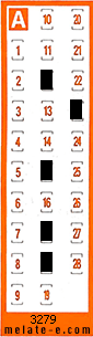 Volante ganador del sorteo 3279 de Chispazo