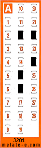 Volante ganador del sorteo 3281 de Chispazo