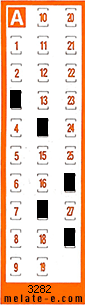 Volante ganador del sorteo 3282 de Chispazo