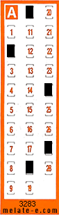 Volante ganador del sorteo 3283 de Chispazo