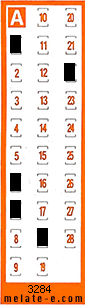 Volante ganador del sorteo 3284 de Chispazo