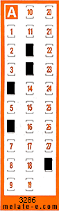 Volante ganador del sorteo 3286 de Chispazo