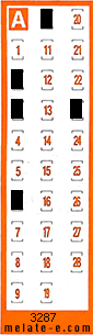 Volante ganador del sorteo 3287 de Chispazo
