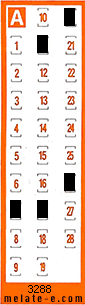 Volante ganador del sorteo 3288 de Chispazo
