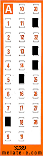 Volante ganador del sorteo 3289 de Chispazo