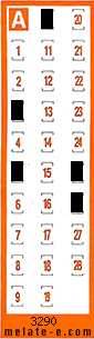 Volante ganador del sorteo 3290 de Chispazo
