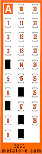 Volante ganador del sorteo 3291 de Chispazo