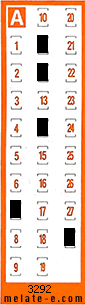 Volante ganador del sorteo 3292 de Chispazo
