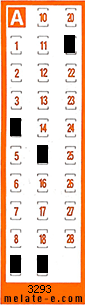 Volante ganador del sorteo 3293 de Chispazo
