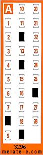 Volante ganador del sorteo 3296 de Chispazo