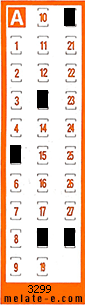 Volante ganador del sorteo 3299 de Chispazo