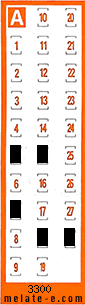 Volante ganador del sorteo 3300 de Chispazo