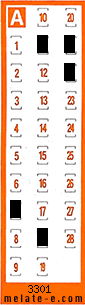 Volante ganador del sorteo 3301 de Chispazo