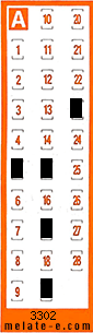 Volante ganador del sorteo 3302 de Chispazo