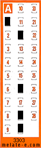 Volante ganador del sorteo 3303 de Chispazo