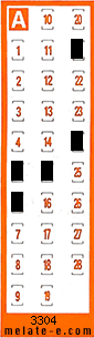 Volante ganador del sorteo 3304 de Chispazo