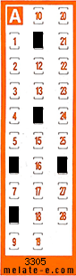 Volante ganador del sorteo 3305 de Chispazo