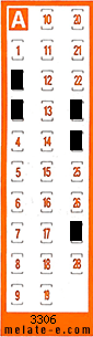 Volante ganador del sorteo 3306 de Chispazo