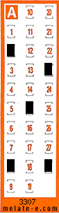 Volante ganador del sorteo 3307 de Chispazo