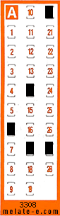 Volante ganador del sorteo 3308 de Chispazo