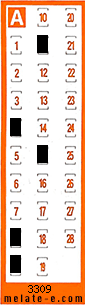 Volante ganador del sorteo 3309 de Chispazo