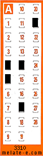 Volante ganador del sorteo 3310 de Chispazo