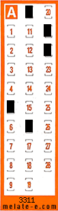 Volante ganador del sorteo 3311 de Chispazo